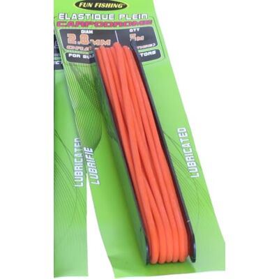 FUN FISHING Elastique Plein 6m 2,8mm Orange - Publicité FUN FISHING Elastique Plein 6m 2,8mm Orange - Publicité