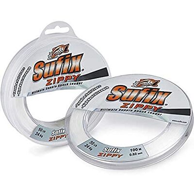 Sufix Zippy Supple Shock Leader Line Head – 100m - Publicité Sufix Zippy Supple Shock Leader Line Head – 100m - Publicité