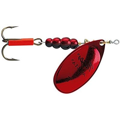 Mepp's Spinner – Mepps Aglia Platinum Rouge, Rot - Publicité Mepp's Spinner – Mepps Aglia Platinum Rouge, Rot - Publicité