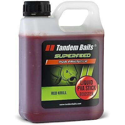 Tandem Baits Attractant Liquide Booster pour Pêche À La Carpe SuperFeed Liquid PVA Stick Booster 1000 ML Krill Rouge - Publicité Tandem Baits Attractant Liquide Booster pour Pêche À La Carpe SuperFeed Liquid PVA Stick Booster 1000 ML Krill Rouge - Publicité