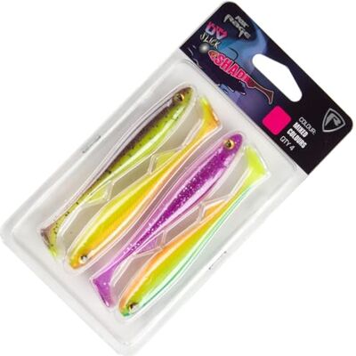 Fox Rage Ultra UV Slick Shad Assortiment de couleurs (11 cm) - Publicité Fox Rage Ultra UV Slick Shad Assortiment de couleurs (11 cm) - Publicité
