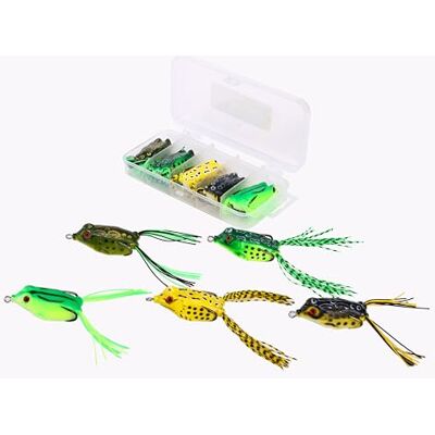 Fish4All Frog Kit cm 8.5g (5 Pièces) Kit Leurres - Publicité Fish4All Frog Kit cm 8.5g (5 Pièces) Kit Leurres - Publicité