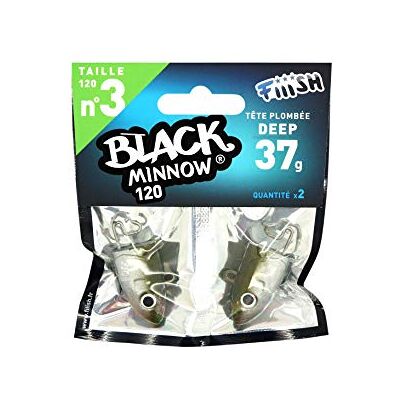 FIIISH Black Minnow 120-2 Tête plombée profonde 37 g Kaki - Publicité FIIISH Black Minnow 120-2 Tête plombée profonde 37 g Kaki - Publicité