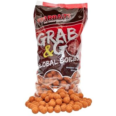 StarBaits Bouillettes Grab and Go Global Boilies Whisky Cola 2.5Kg D.20mm Marron 18350 - Publicité StarBaits Bouillettes Grab and Go Global Boilies Whisky Cola 2.5Kg D.20mm Marron 18350 - Publicité