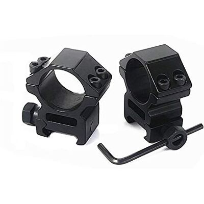 HWZ 1"/30mm Dovetail Scope Mount Rings Medium Profile for 11mm/20mm Dovetail Picatinny (2 Pieces) (30mm,20mm,Low) - Publicité HWZ 1"/30mm Dovetail Scope Mount Rings Medium Profile for 11mm/20mm Dovetail Picatinny (2 Pieces) (30mm,20mm,Low) - Publicité
