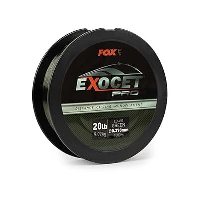 FOX Exocet Pro 0,370 mm 20 bs / 9,09 kg (1000 m) - Publicité FOX Exocet Pro 0,370 mm 20 bs / 9,09 kg (1000 m) - Publicité