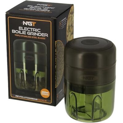 DNA Leisure NGT Moulin à appâts électrique Rechargeable USB 3 Lames pour pêche à la Carpe 200 mAh Facile à Nettoyer - Publicité DNA Leisure NGT Moulin à appâts électrique Rechargeable USB 3 Lames pour pêche à la Carpe 200 mAh Facile à Nettoyer - Publicité