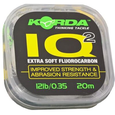 IQ Extra Soft Fluorocarbon Hooklink 12lb – KORDA - Publicité IQ Extra Soft Fluorocarbon Hooklink 12lb – KORDA - Publicité