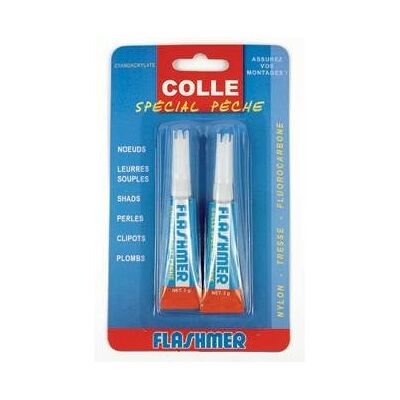 BLISTER 2 TUBES DE COLLE FLASHMER 3 g - Publicité BLISTER 2 TUBES DE COLLE FLASHMER 3 g - Publicité