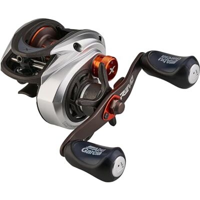 Abu Garcia Revo X Moulinet de pêche à Profil Bas, Black/Silver - Publicité Abu Garcia Revo X Moulinet de pêche à Profil Bas, Black/Silver - Publicité