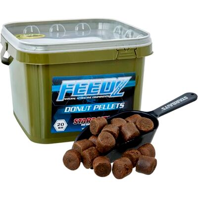 Starbaits Bouillettes Feedz Donuts 2Kg D.20mm 64928 - Publicité Starbaits Bouillettes Feedz Donuts 2Kg D.20mm 64928 - Publicité
