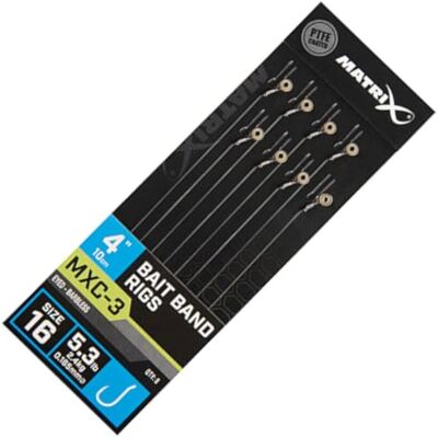 FOX Bas de Ligne sans ardillon Matrix MXC-3 Bait Band 1cm x8 - Publicité FOX Bas de Ligne sans ardillon Matrix MXC-3 Bait Band 1cm x8 - Publicité
