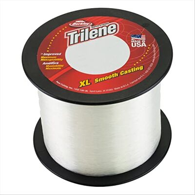 Berkley Trilene XL Bobine de Service monofilament Lisse (7,7 kg, Transparent) (l'emballage Peut Varier) - Publicité Berkley Trilene XL Bobine de Service monofilament Lisse (7,7 kg, Transparent) (l'emballage Peut Varier) - Publicité