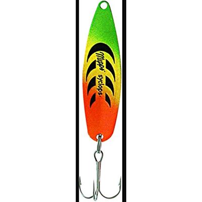 Mepp's MEPPS SYCLOPS Fluo FIRE Tiger Taille 1/12 g - Publicité Mepp's MEPPS SYCLOPS Fluo FIRE Tiger Taille 1/12 g - Publicité