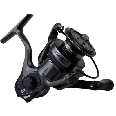 Abu Garcia Beast Spinning Moulinet Moulinet pour la pêche des prédateurs en Eau Douce et en mer Gros appâts, leurres et leurres artificiels Cadre en Alliage 3000 Gaucher - Publicité Abu Garcia Beast Spinning Moulinet Moulinet pour la pêche des prédateurs en Eau Douce et en mer Gros appâts, leurres et leurres artificiels Cadre en Alliage 3000 Gaucher - Publicité