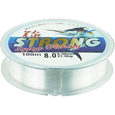 SZCXDKJ 0.5mm/100m Fil de Pêche Monofilament en Nylon Transparent,Fil de Peche Monofil,Ligne de Pêche en Nylon Solide,pour Truite,Carpe,Poisson,Sandre Ou des Décorations Suspendues - Publicité SZCXDKJ 0.5mm/100m Fil de Pêche Monofilament en Nylon Transparent,Fil de Peche Monofil,Ligne de Pêche en Nylon Solide,pour Truite,Carpe,Poisson,Sandre Ou des Décorations Suspendues - Publicité