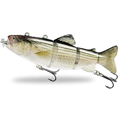 ods lure Leurre de Natation robotisé Lumière LED Rechargeable USB Appât de Natation Multi articulé 4 Segments Leurre de pêche électrique Auto-propulsé Inteli - Publicité ods lure Leurre de Natation robotisé Lumière LED Rechargeable USB Appât de Natation Multi articulé 4 Segments Leurre de pêche électrique Auto-propulsé Inteli - Publicité