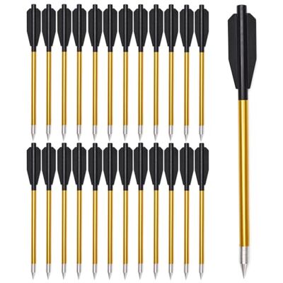 ELONG OUTDOOR Flèche Arbalète Pistolet en Aluminium pour Cible de Fleche arbalete de 50 LB / 80 LB, 6.3" Boulons d'arbalète pour Pratiquer la Cible de tir et la Chasse au Petit gibier (36pcs) - Publicité ELONG OUTDOOR Flèche Arbalète Pistolet en Aluminium pour Cible de Fleche arbalete de 50 LB / 80 LB, 6.3" Boulons d'arbalète pour Pratiquer la Cible de tir et la Chasse au Petit gibier (36pcs) - Publicité