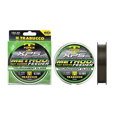 Trabucco Ligne de Pêche Coulante XPS Method Feeder T-Force 0.203 mm 5.30 kg 150 m Monofilament Fil Mer Eau Douce Spinning Feeder - Publicité Trabucco Ligne de Pêche Coulante XPS Method Feeder T-Force 0.203 mm 5.30 kg 150 m Monofilament Fil Mer Eau Douce Spinning Feeder - Publicité