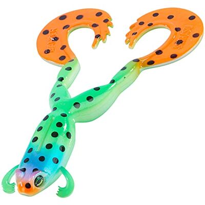 Balzer Shirasu Clone Frog Leurre en caoutchouc Motif grenouille 16 cm Spicy Rainbow UV. Publicité Balzer Shirasu Clone Frog Leurre en caoutchouc Motif grenouille 16 cm Spicy Rainbow UV. Publicité