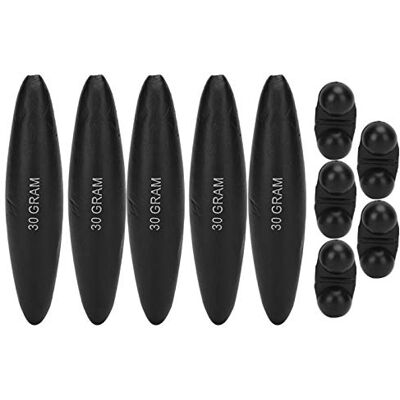 VBESTLIFE 5 pièces Portable EVA pêche Bobbers flotteurs de pêche flotteurs de Poisson-Chat et Cloche Accessoires de pêche en Plein air Haute résistance Noir(30g) - Publicité VBESTLIFE 5 pièces Portable EVA pêche Bobbers flotteurs de pêche flotteurs de Poisson-Chat et Cloche Accessoires de pêche en Plein air Haute résistance Noir(30g) - Publicité