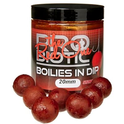 StarBaits Bouillettes Pro Boilies in Dip Red One 150g D.20mm Rouge 62744 - Publicité StarBaits Bouillettes Pro Boilies in Dip Red One 150g D.20mm Rouge 62744 - Publicité