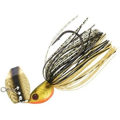 Sakura Chatterbait Cajun Bladed Jig 3/8 Oz 10,5g Jc14 (Black + Gold) Saplg50163/8-Jc14 - Publicité Sakura Chatterbait Cajun Bladed Jig 3/8 Oz 10,5g Jc14 (Black + Gold) Saplg50163/8-Jc14 - Publicité