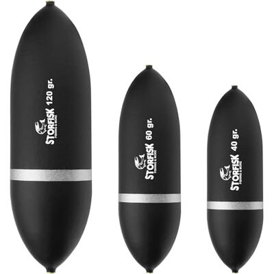 More Lot de 3 flotteurs pour poissons prédateurs sous-marins noirs avec œillets en laiton - Publicité More Lot de 3 flotteurs pour poissons prédateurs sous-marins noirs avec œillets en laiton - Publicité
