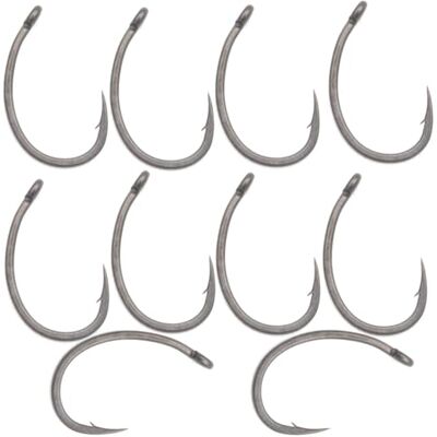 Korda Krank Lot de 10 hameçons pour pêche à la Carpe Taille 4 - Publicité Korda Krank Lot de 10 hameçons pour pêche à la Carpe Taille 4 - Publicité