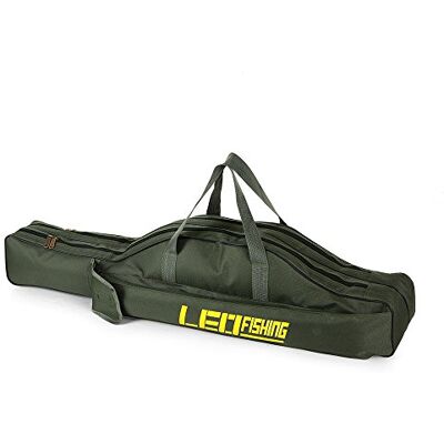 LIXADA 100cm / 150cm Sacs de Pêche Polyvalents Pliants Sac à Canne à Pêche Sacs Zippés Sacs de Rangement Porte-Poche (Vert foncé-100CM) - Publicité LIXADA 100cm / 150cm Sacs de Pêche Polyvalents Pliants Sac à Canne à Pêche Sacs Zippés Sacs de Rangement Porte-Poche (Vert foncé-100CM) - Publicité