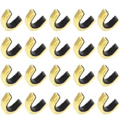 MiOYOOW 20 Pcs Points d'encochage pour Corde d'arc en Laiton, Bowstring Nocks Buckle Clips Bow Strings Clip avec 6 Points de Came pour Chasse Au Tir à l'arc - Publicité MiOYOOW 20 Pcs Points d'encochage pour Corde d'arc en Laiton, Bowstring Nocks Buckle Clips Bow Strings Clip avec 6 Points de Came pour Chasse Au Tir à l'arc - Publicité