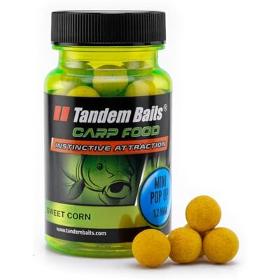 Tandem Baits Bouillettes Flottantes Pop Up pour La Pêche À La Carpe Zig Rig Chod Rig Carp Food Perfection Mini Pop-Up 12 mm 30 g Maïs Doux - Publicité Tandem Baits Bouillettes Flottantes Pop Up pour La Pêche À La Carpe Zig Rig Chod Rig Carp Food Perfection Mini Pop-Up 12 mm 30 g Maïs Doux - Publicité
