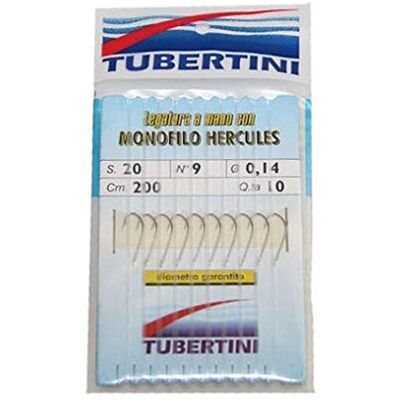 Tubertini Série 20 Courbé Hameçon 9 0.14 mm 200 cm Hameçons Montés Fluorocarbone Pêche Mer Coup Truite Carnassier Anglaise Rivière - Publicité Tubertini Série 20 Courbé Hameçon 9 0.14 mm 200 cm Hameçons Montés Fluorocarbone Pêche Mer Coup Truite Carnassier Anglaise Rivière - Publicité