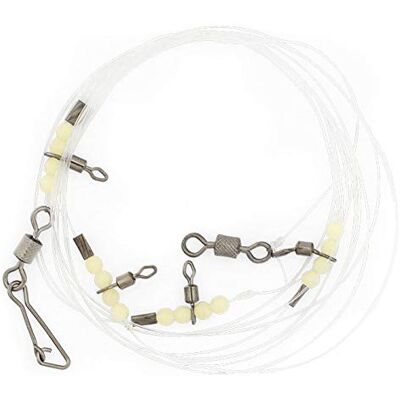 Tubertini Bas de Ligne Prêts à Pêcher Ligne Montée pour la Pêche à Soutenir TB 4406 Boat Rig Type 0.35 mm Montage Pêche Mer Rivière - Publicité Tubertini Bas de Ligne Prêts à Pêcher Ligne Montée pour la Pêche à Soutenir TB 4406 Boat Rig Type 0.35 mm Montage Pêche Mer Rivière - Publicité