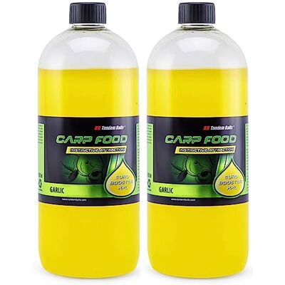 Tandem Baits Attractant Liquide Booster Pêche À La Carpe 1 L Euro Booster XXL Set de 2 Ail - Publicité Tandem Baits Attractant Liquide Booster Pêche À La Carpe 1 L Euro Booster XXL Set de 2 Ail - Publicité