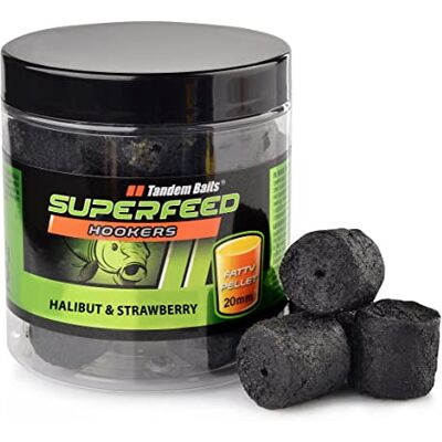 Tandem Baits SuperFeed Hook Fatty Pellet Halibut et Fraise Matériel de Pêche Carpe 20mm 150g - Publicité Tandem Baits SuperFeed Hook Fatty Pellet Halibut et Fraise Matériel de Pêche Carpe 20mm 150g - Publicité