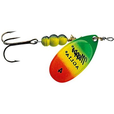 Mepps ¼ spinner aglia cuillère de pêche tiger vert/jaune/rouge-taille 4 - Publicité Mepps ¼ spinner aglia cuillère de pêche tiger vert/jaune/rouge-taille 4 - Publicité