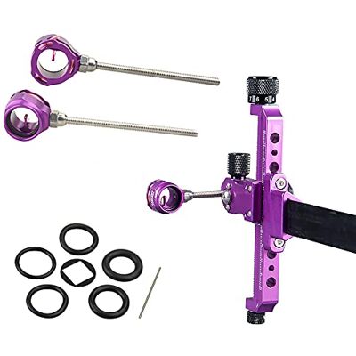AMEYXGS MILAEM Tir à l'arc Visières d'arc Classique 0.019" Scope Pin Bow Sight Viseurs d'arc recourbé Point de visée Accessoires de Chasse (Violet) - Publicité AMEYXGS MILAEM Tir à l'arc Visières d'arc Classique 0.019" Scope Pin Bow Sight Viseurs d'arc recourbé Point de visée Accessoires de Chasse (Violet) - Publicité