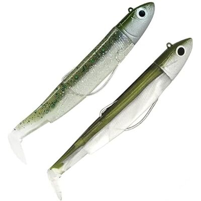 Fiiish Double Combo Off Shore Black Minnow No.2-9cm 10g Kaki Ghost Minnow BM3012 - Publicité Fiiish Double Combo Off Shore Black Minnow No.2-9cm 10g Kaki Ghost Minnow BM3012 - Publicité
