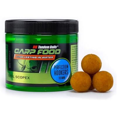 Tandem Baits Carp Food Perfection Hookers Total Scopex, D'appâts pour carpes, Pêche de la Carpe, Peche, Pop-Ups, Bouillette Carpe, Professionnel Accessoires de Pêche Carpe 18mm 120g - Publicité Tandem Baits Carp Food Perfection Hookers Total Scopex, D'appâts pour carpes, Pêche de la Carpe, Peche, Pop-Ups, Bouillette Carpe, Professionnel Accessoires de Pêche Carpe 18mm 120g - Publicité