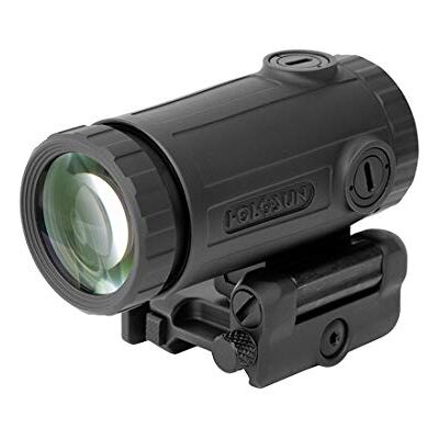 Holosun Magnifier HM3X-TITAN, agrandissement 3 Fois, Noir, Picatinny, Chasse, tir Sportif, Airsoft, pour viseur Point Rouge Micro Tactique - Publicité Holosun Magnifier HM3X-TITAN, agrandissement 3 Fois, Noir, Picatinny, Chasse, tir Sportif, Airsoft, pour viseur Point Rouge Micro Tactique - Publicité