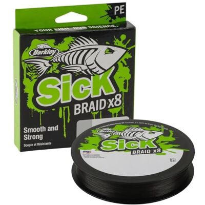 Berkley Sick 150 M Braided Line 0.190 mm - Publicité Berkley Sick 150 M Braided Line 0.190 mm - Publicité