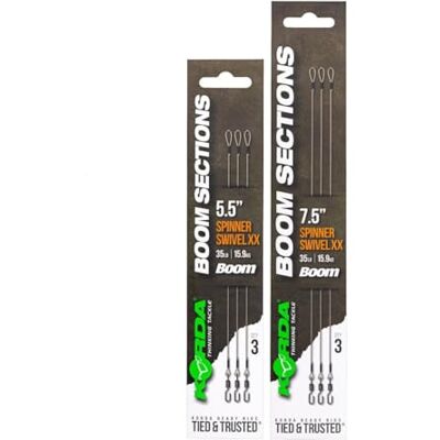 Korda Booms Sections Spinner pivotant XX : 14 cm - Publicité Korda Booms Sections Spinner pivotant XX : 14 cm - Publicité