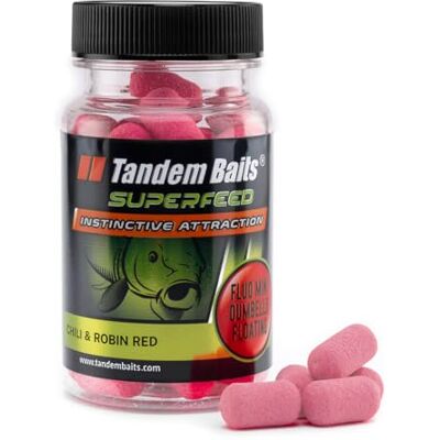 Tandem Baits Appâts Flottants pour La Pêche À La Carpe Zig Rig Chod Rig SuperFeed Fluo Mini Dumbells Floating 30 g Bête Fruitée - Publicité Tandem Baits Appâts Flottants pour La Pêche À La Carpe Zig Rig Chod Rig SuperFeed Fluo Mini Dumbells Floating 30 g Bête Fruitée - Publicité