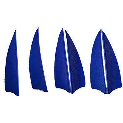 AMEYXGS MILAEM Tir à l'arc Plumes Plume de flèche Plumes Naturelles de 3 Pouces (Bleu,Paquet de 50) - Publicité AMEYXGS MILAEM Tir à l'arc Plumes Plume de flèche Plumes Naturelles de 3 Pouces (Bleu,Paquet de 50) - Publicité
