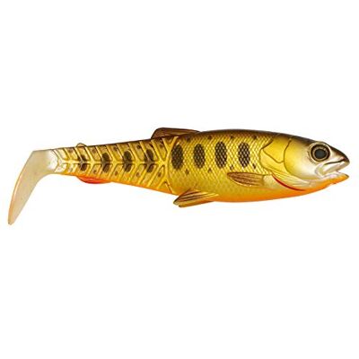 Savage Gear Poisson en caoutchouc Craft Cannibal Paddletail 12,5 cm 20 g Olive Pearl Hot Orange - Publicité Savage Gear Poisson en caoutchouc Craft Cannibal Paddletail 12,5 cm 20 g Olive Pearl Hot Orange - Publicité