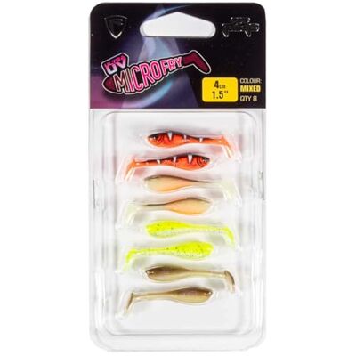 Fox Rage Lot de 8 micro frites UV 4 cm - Publicité Fox Rage Lot de 8 micro frites UV 4 cm - Publicité