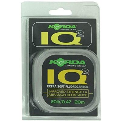 IQ Extra Soft Fluorocarbon Hooklink 15lb – KORDA - Publicité IQ Extra Soft Fluorocarbon Hooklink 15lb – KORDA - Publicité