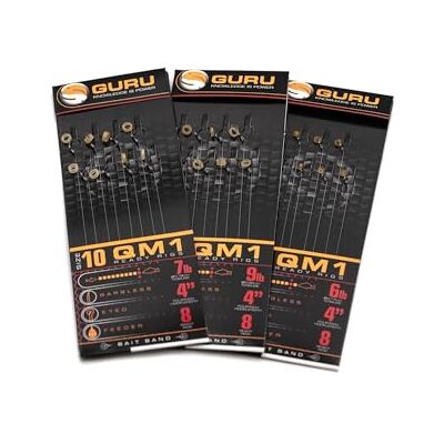 Korda Guru QM1 Lot de 10 bandes d'appât de 10,2 cm sans ardillon (taille 14 3,2 kg) Bas de ligne de pêche à la carpe pré-noués pour granulés, gaufrettes, bouillettes Bande d'appât pour un - Publicité Korda Guru QM1 Lot de 10 bandes d'appât de 10,2 cm sans ardillon (taille 14 3,2 kg) Bas de ligne de pêche à la carpe pré-noués pour granulés, gaufrettes, bouillettes Bande d'appât pour un - Publicité