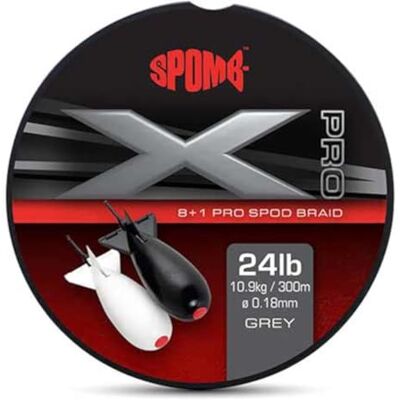 FOX Spomb X Pro DBL4 Fil tressé 8+1 Gris 3 m ,18 mm - Publicité FOX Spomb X Pro DBL4 Fil tressé 8+1 Gris 3 m ,18 mm - Publicité